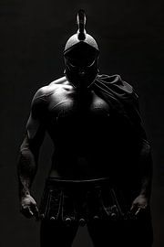 Man in Spartan kostuum van MNS Designs