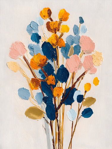 Minimalistische Takken in Pastel