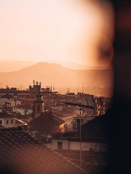 Zonsondergang Granada van Atlasinmyhand