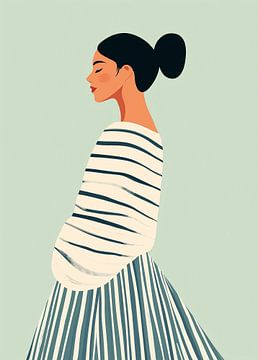 Striped van Thea