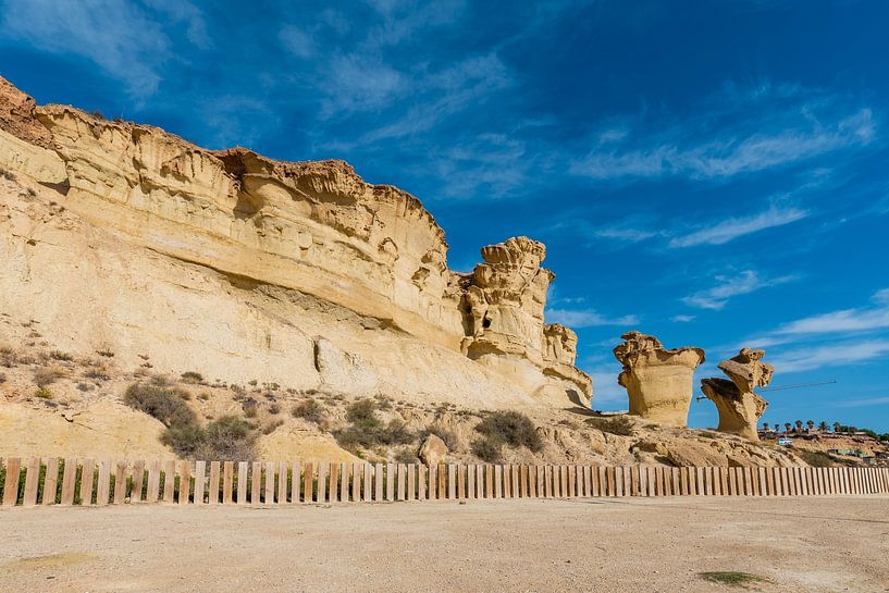 unique erosion/sand sculptures of Bolnuevo in Murcia, Spain by Joke Van Eeghem