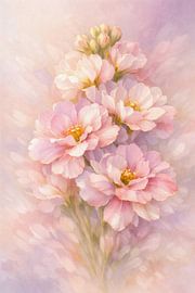 Delicate gillyflowers by Sabine Wagner