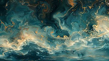 Zee abstract van Thea