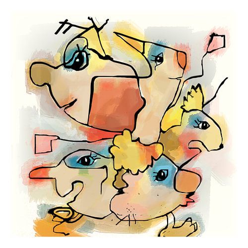 Drawing fantasy figures nr.2 digitally made