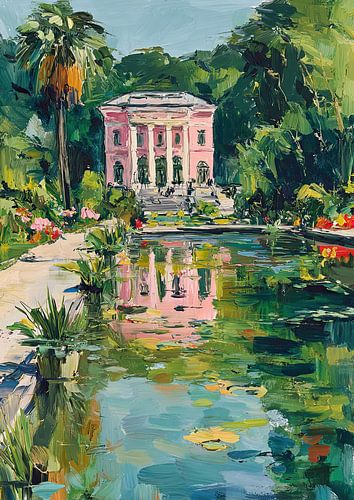 Rosa Palast aan het water: klassieke architectuur