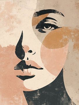 She looked back and remained silent with flair.