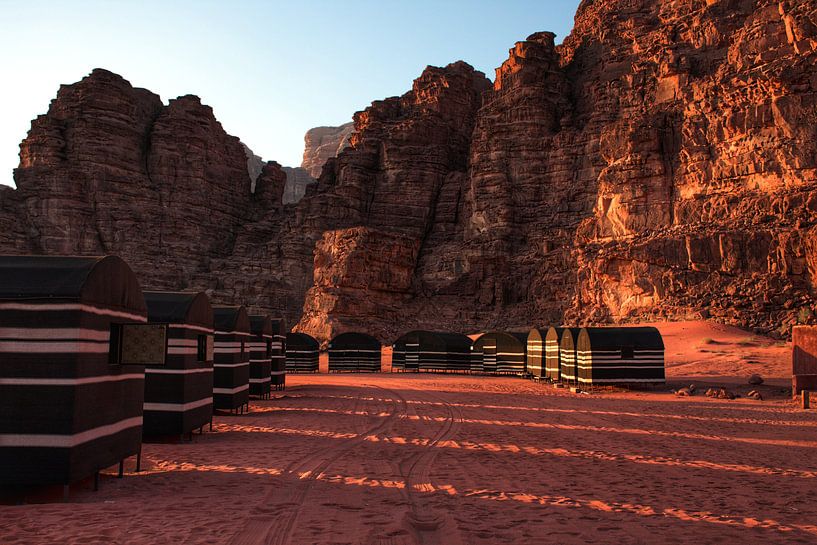 Campement dans le désert Wadi Rum Désert Jordanie par Bart Schmitz