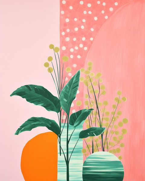 Cheerful and playful collage in pastel colours by Studio Allee