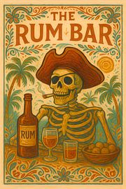 La peinture du bar à rhum. sur Johannes