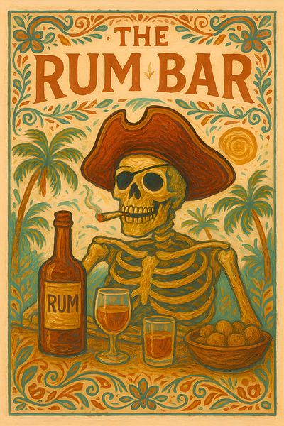The Rum bar painting. by Johannes