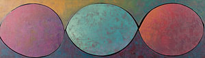 Abstract Trio | Bunte Ovale