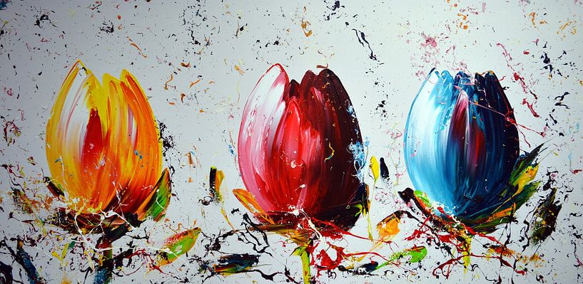 Tulips by Gena Theheartofart
