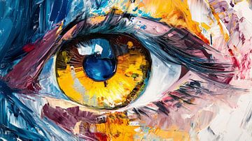 Abstraktes Auge: Farben des Geistes von Surreal Media