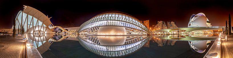 Valencia  stad van kunsten en wetenschappen van Ko Hoogesteger