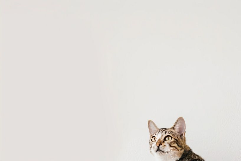Curious cat by Poster Art Shop
