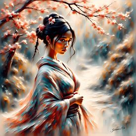 Flow of Elegance von Johannas Art Creations