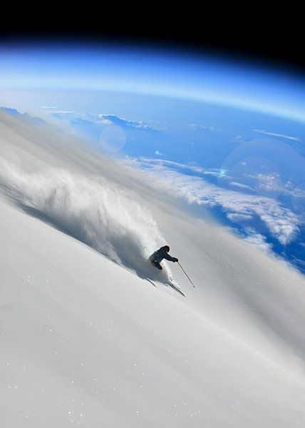 “Space Skiing” by Bigoldsoul