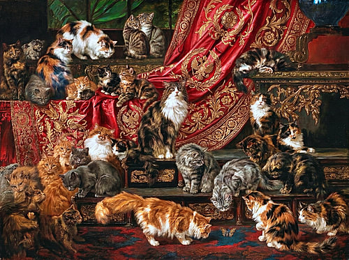 Der „Cat Court“ – Barockes Beisammensein auf vergoldeten Stufen