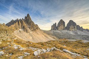 Paternkofel und die Drei Zinnen