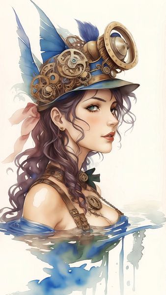 Steampunk Woman XII von DeVerviersBelgium