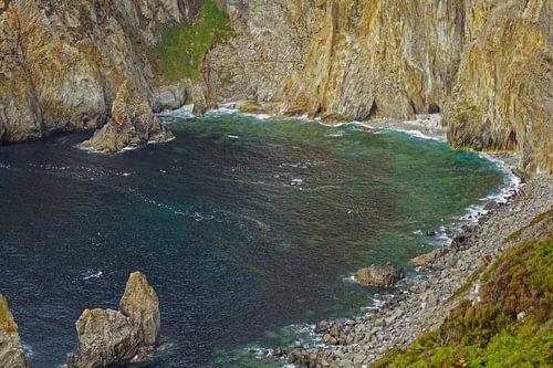 De Slieve League kliffen in het westen van County Donegal, Ierland