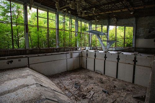 Tschernobyl, Azurblaues Schwimmbad