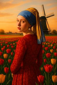 Das Tulpenmädchen: Eine moderne Hommage an Vermeer