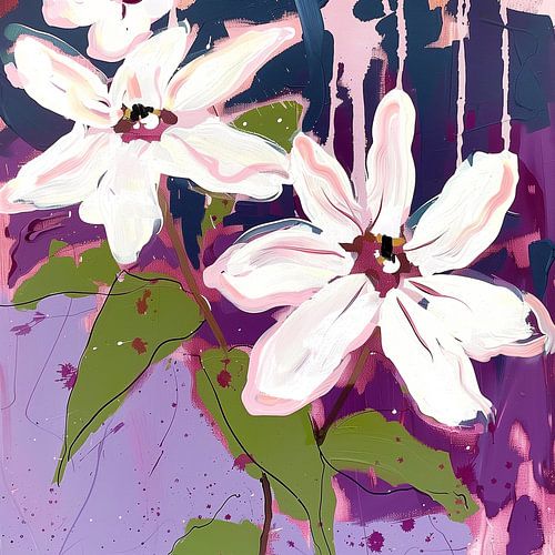 Des lys vibrants en mouvement