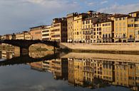 Ponte Santa Trinita Brücke in Florenz von Jan Kranendonk Miniaturansicht