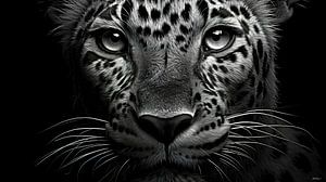 Wildtiere in Schwarz und Weiß