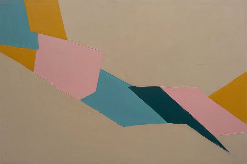 Interplay of Form and Colour in Minimalism by Art & Soul Creations