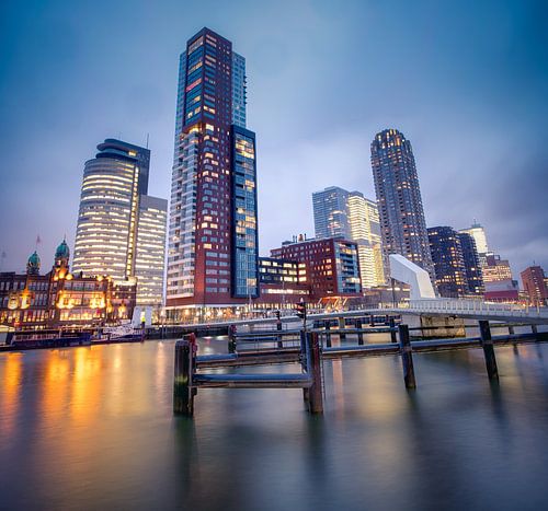 Sky line Kop van Zuid Rotterdam