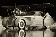 Delage D8-120 Aerosport von 1938 Ein französischer Luxussportwagen von Jan Keteleer Miniaturansicht