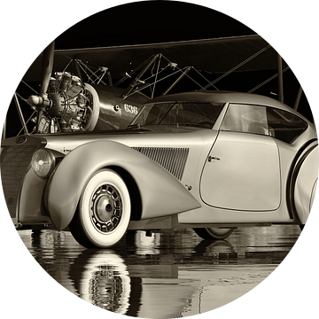 Delage D8-120 Aerosport uit 1938 Een Franse luxe sportwagen van Jan Keteleer