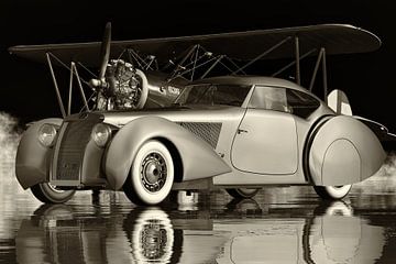 Delage D8-120 Aerosport de 1938 Une voiture de sport de luxe française sur Jan Keteleer