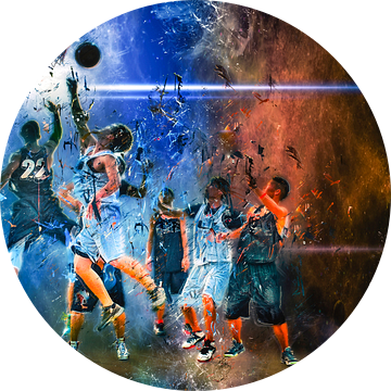 basketbal van Peter Roder