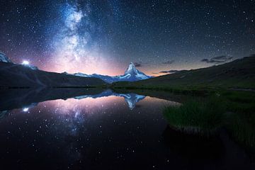 Matterhorn bij nacht van Severin Pomsel