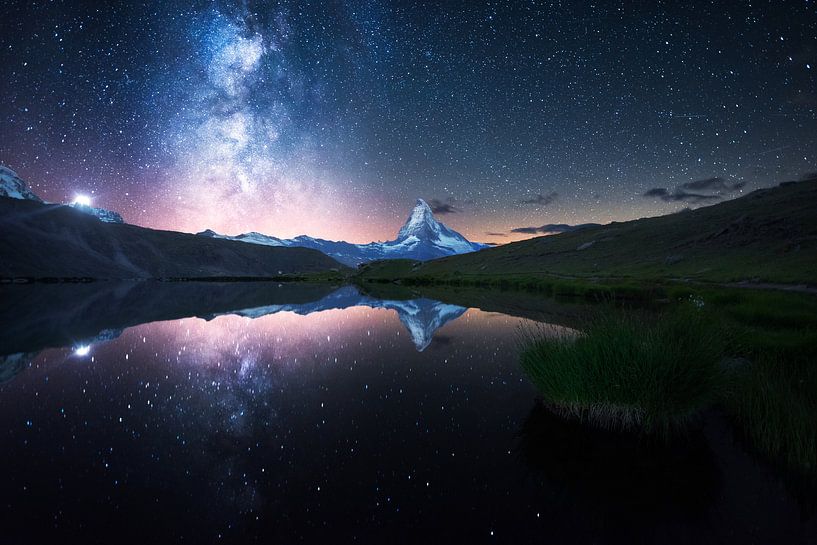 Matterhorn bij nacht van Severin Pomsel