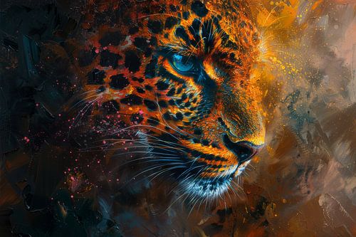 Fierce Focus - Portret van een Luipaard