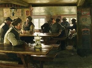 innenraum einer taverne - peter severin kroyer