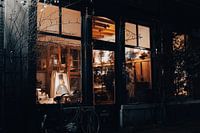 Typisch Nederlandse scene met fiets en atelier