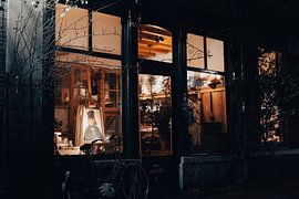 Typical Dutch scene with bicycle and studio by Tom Vogels