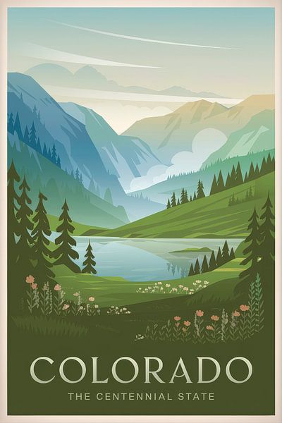 Colorado von Poster Art Shop