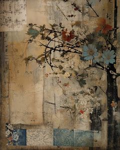 Vintage-Collage "Zen"