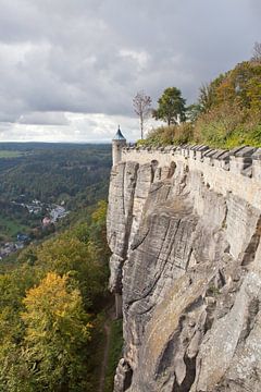 Forteresse de Königstein (Montagnes de grès de l'Elbe / Suisse saxonne) sur t.ART