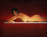 Erotik nackt - Nackte Frau im Ruhezustand. von Jan Keteleer Miniaturansicht