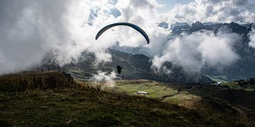 Paragliding in Bezau van Stefan Havadi-Nagy