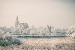 Kampen en de IJssel in de winter van Sjoerd van der Wal Fotografie