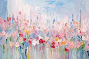 Fleurs Style Monet | Peinture de fleurs