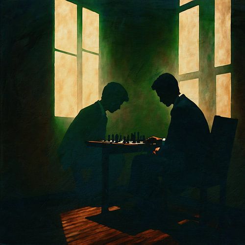 Schaken tegen je eigen schaduw